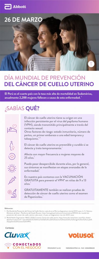 Día Mundial de Prevención de Cáncer de Cuello Uterino