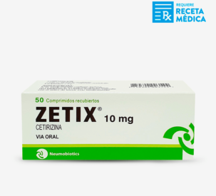 ZETIX 10MG COMP REC X50