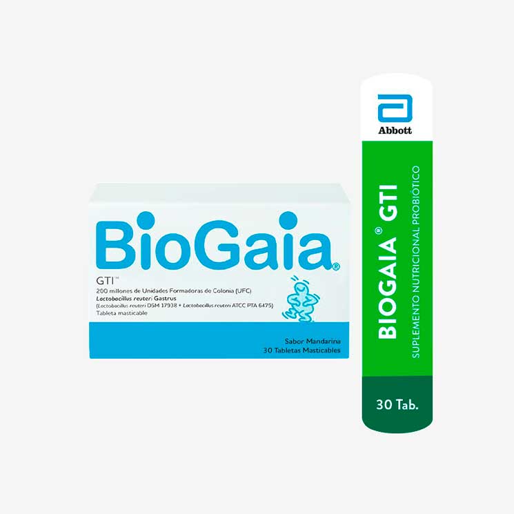 Biogaia gti 200 mill ufc tabletas x 30(510193) s