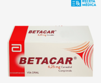 Betacar 6.25mg x30 comp recalcine