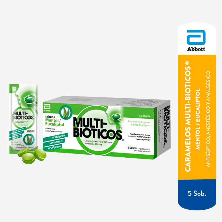 Multibioticos caram menta x 5 sobres(588532) s