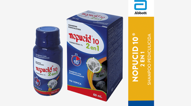 Nopucid 10 1% 2 en 1 sham x 60 ml(568843) s